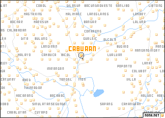 map of Cabuaan