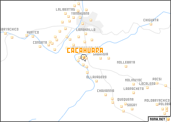 map of Cacahuara