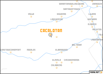 map of Cacalotán