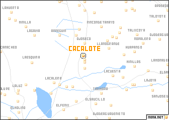 map of Cacalote