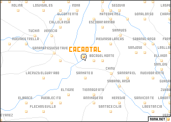 map of Cacaotal