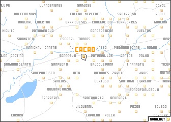 map of Cacao