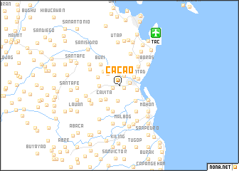 map of Cacao