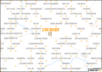 map of Cacavon