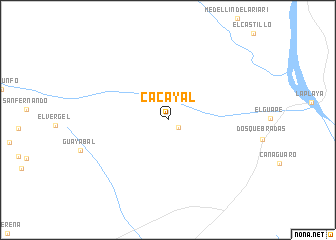 map of Cacayal