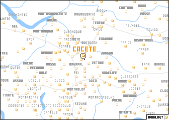 map of Cacete