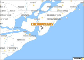 map of Cacha Pregos