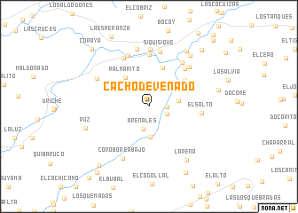 map of Cacho de Venado