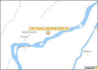 map of Cachuela Esperanza