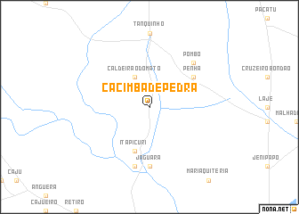 map of Cacimba de Pedra