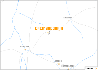 map of Cacimba do Maia