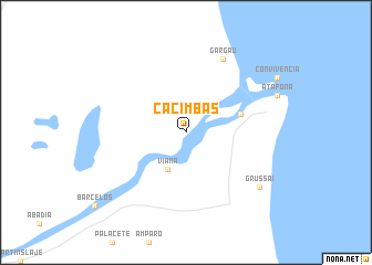 map of Cacimbas