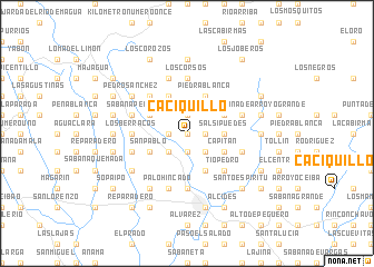map of Caciquillo