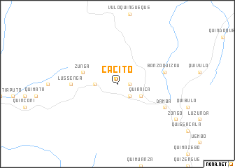 map of Cacito