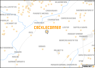 map of Cackle Corner