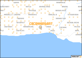 map of Ca Commandant