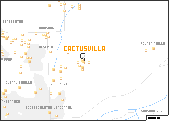 map of Cactus Villa