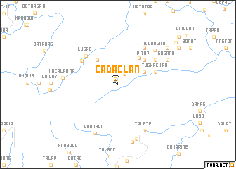 map of Cadaclan