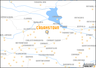 map of Cadamstown