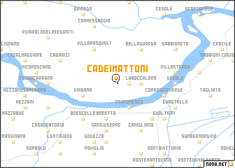 map of Ca dei Mattoni