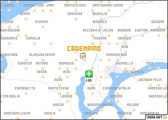 map of Cadempino