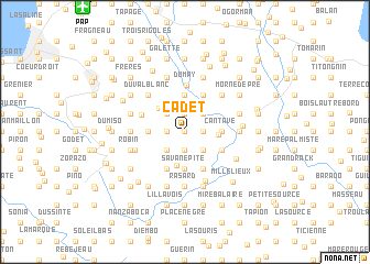 map of Cadet