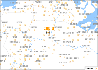 map of Cadio