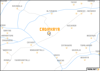 map of Çadırkaya