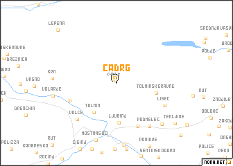 map of Čadrg