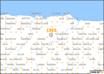 map of Caés