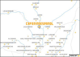 map of Caferino Español