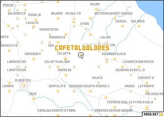 map of Cafetal Dolores