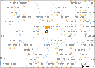 map of Cafià