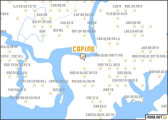 map of Cafine