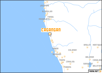 map of Cagangan