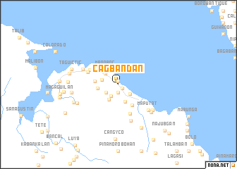 map of Cagbandan