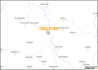 map of Çağlayan