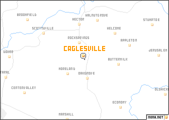 map of Caglesville