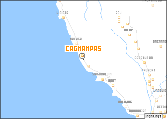 map of Cagmampas
