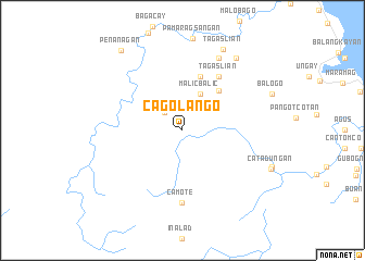 map of Cagolango