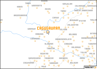 map of Cagugauran