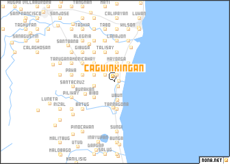 map of Caguinkingan