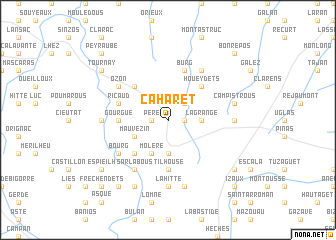 map of Caharet