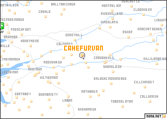 map of Cahefurvan