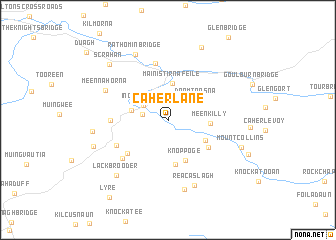 map of Caherlane