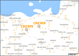 map of Caicara