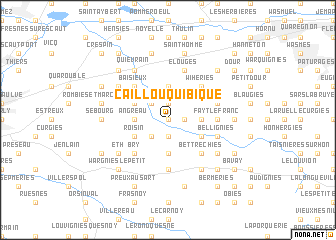 map of Caillou qui Bique