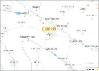 map of Căinari