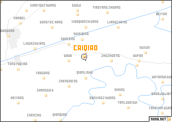 map of Caiqiao