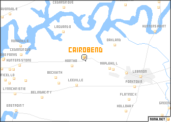 map of Cairo Bend